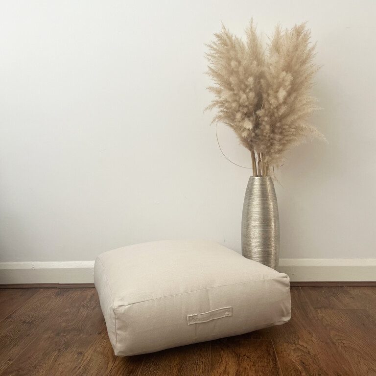 Indoor Aston Ivory Floor Cushion