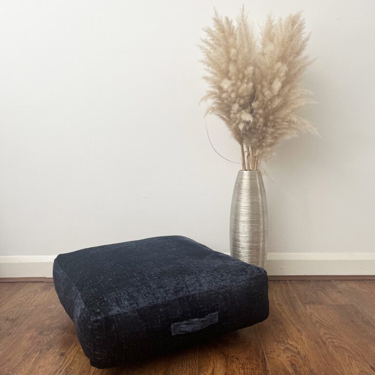 Indoor Aston Navy Floor Cushion