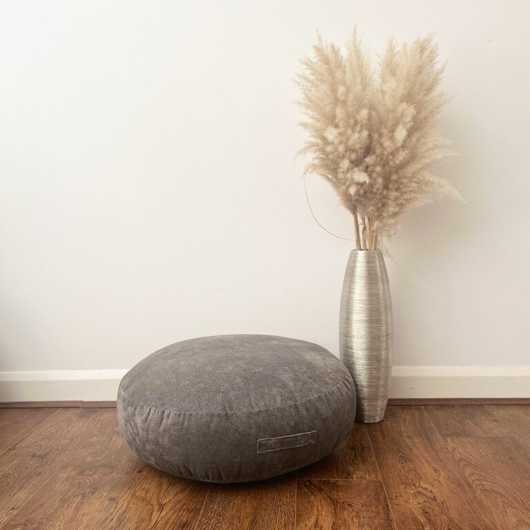 Indoor Bling Silver Floor Cushion