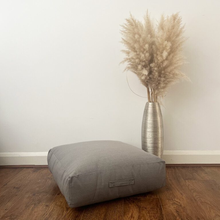 Indoor Surrey Grey Floor Cushion