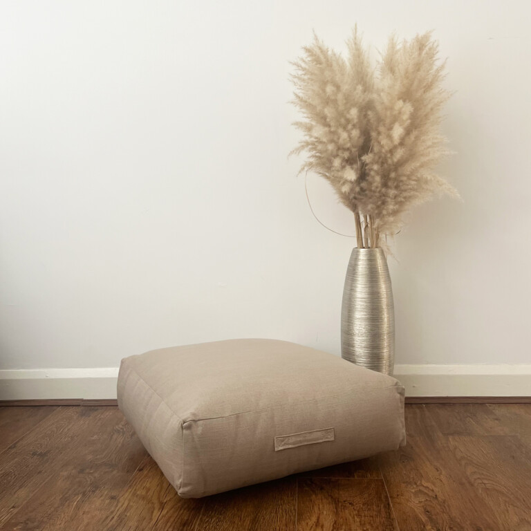 Indoor Meadow Latte  Floor Cushion