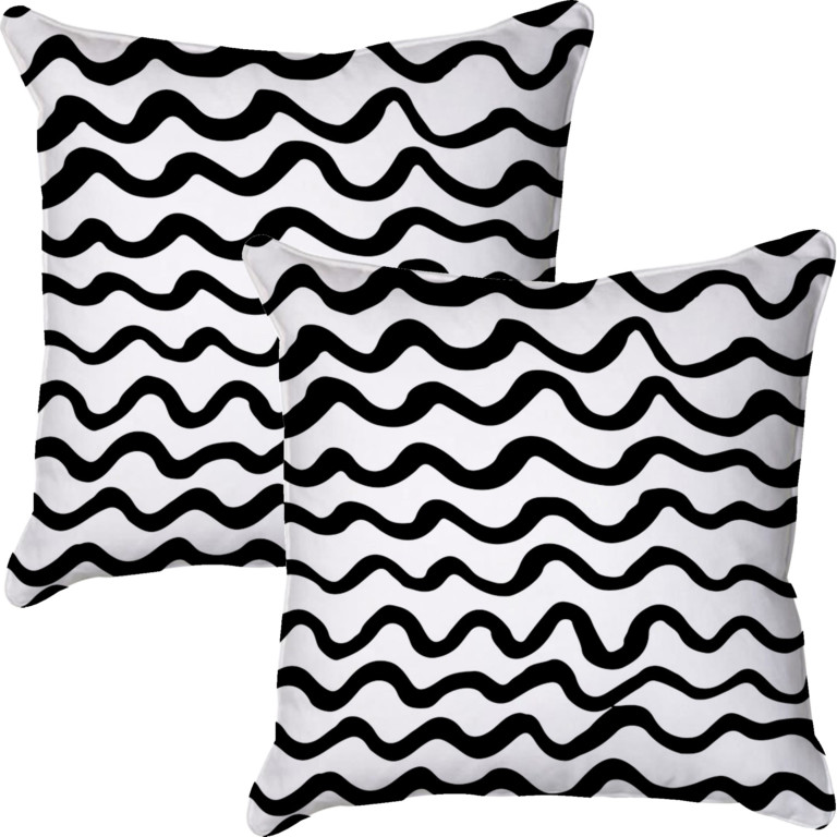 Wavy Lines Black