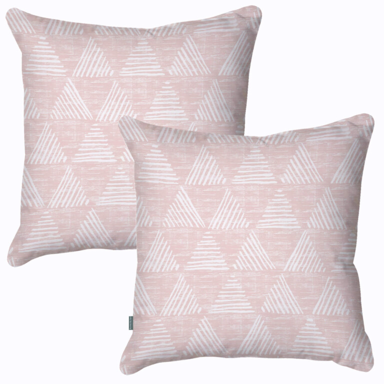 Hand drawn Triangles Pink