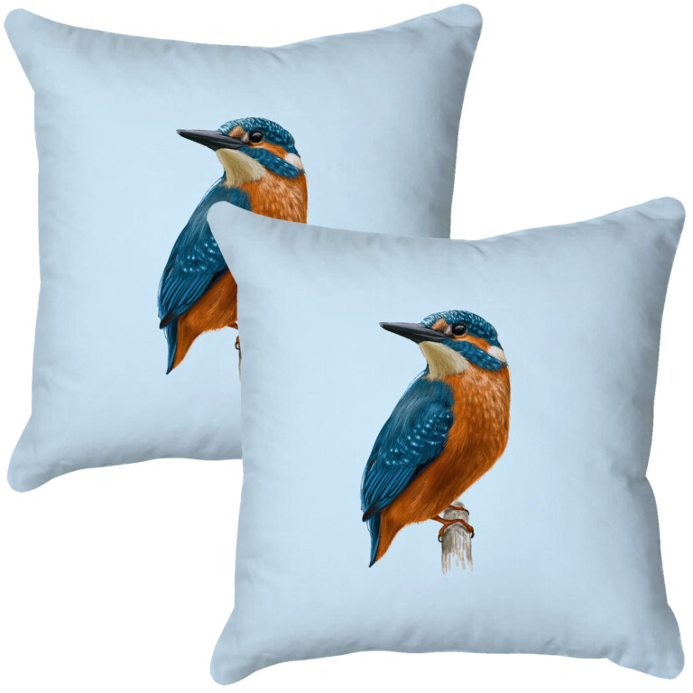 Kingfisher Baby Blue Quick Dry Outdoor Cushion