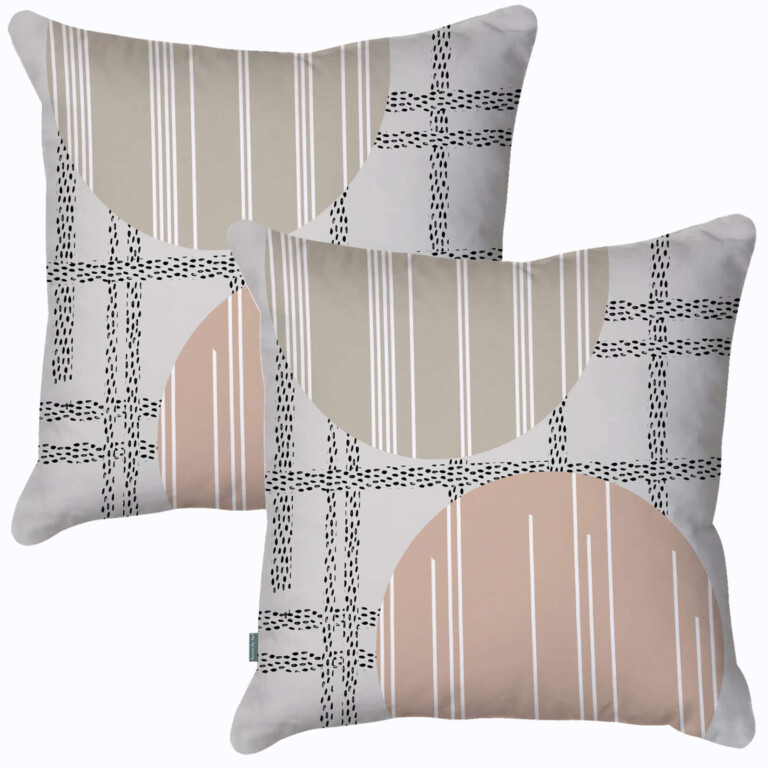 Abstract Beige and Neutral Cushion