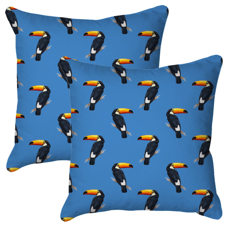 Toucan Group Blue Quick Dry Outdoor Cushion