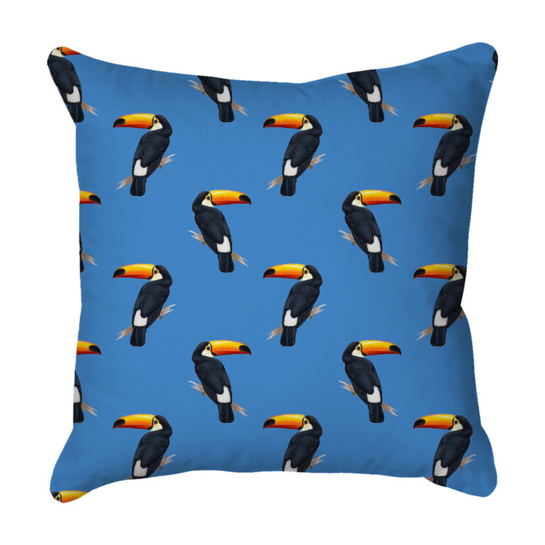 Toucan Group Blue Quick Dry Outdoor Cushion