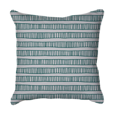 Ladder Stripes Deep Green