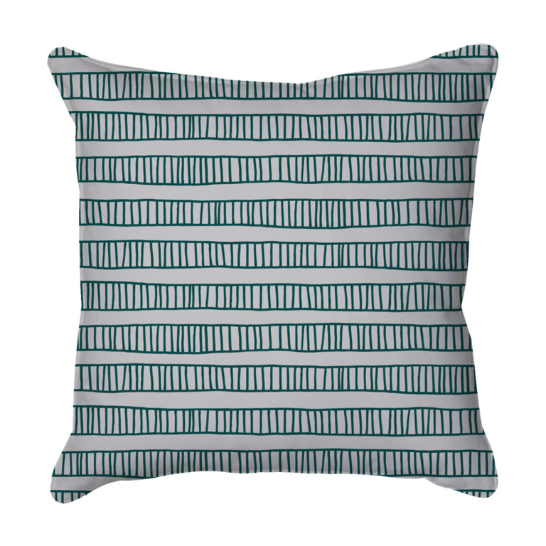 Ladder Stripes Deep Green