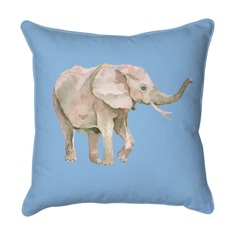 Elephant Side Blue