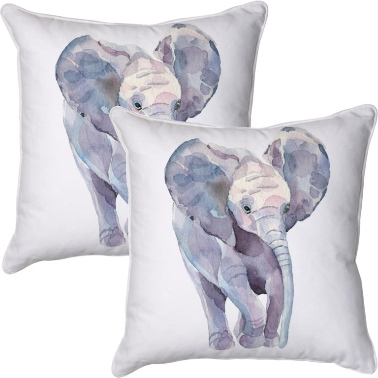 Elephant Baby White