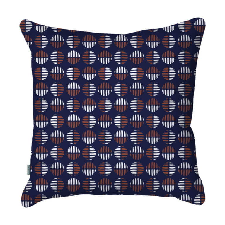 Shaded Circles Navy