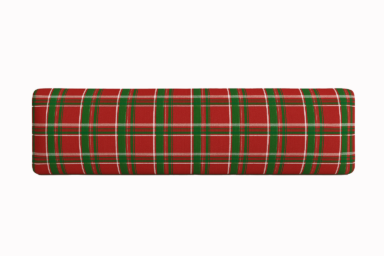 Traditional Red & Green Tartan Draught Excluder