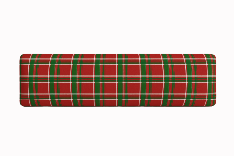 Traditional Red & Green Tartan Draught Excluder