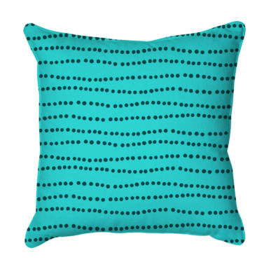 Horizontal Dots Blue-Green