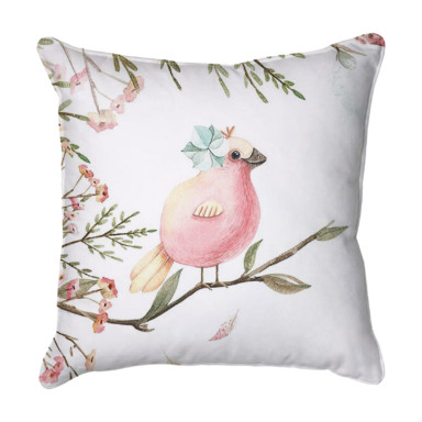 Cute Bird Flower Pink 2