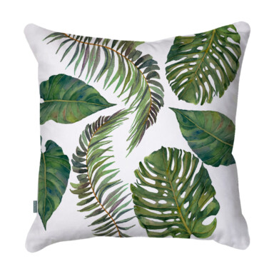 Leaves Multi Green Quick Dry Outdoor Cushion