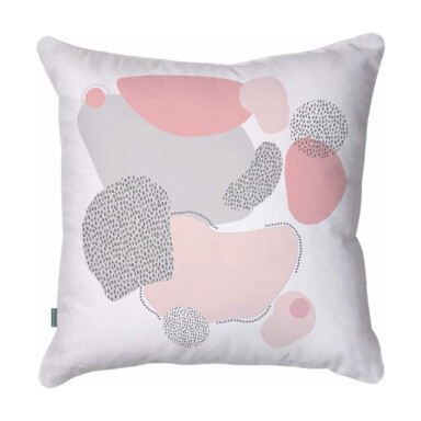 Elements Pink and Grey Cushion