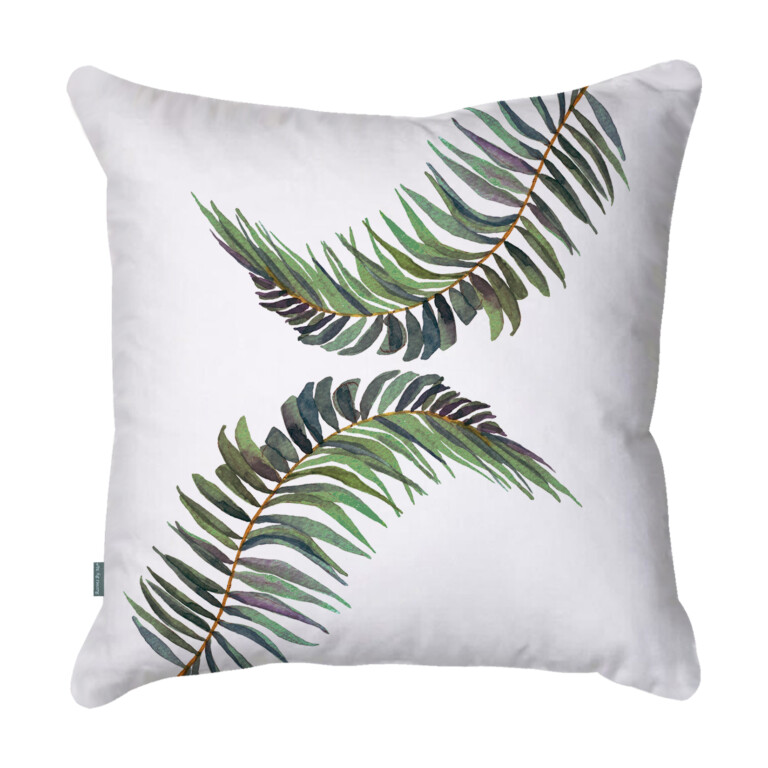 Leaves Duo Green Quick Dry Outdoor Cushion