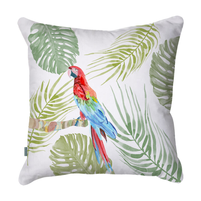 Parrot White Quick Dry Outdoor Cushion