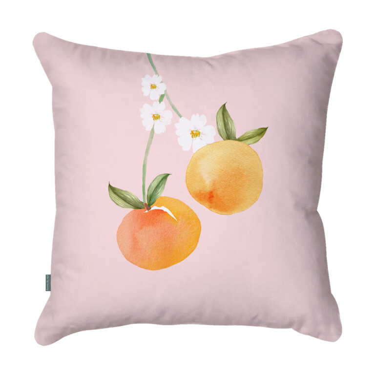 Oranges Blossom Quick Dry Outdoor Cushion