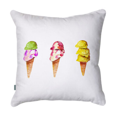 Ice Cream Trio Quick Dry Outdoor Cushion