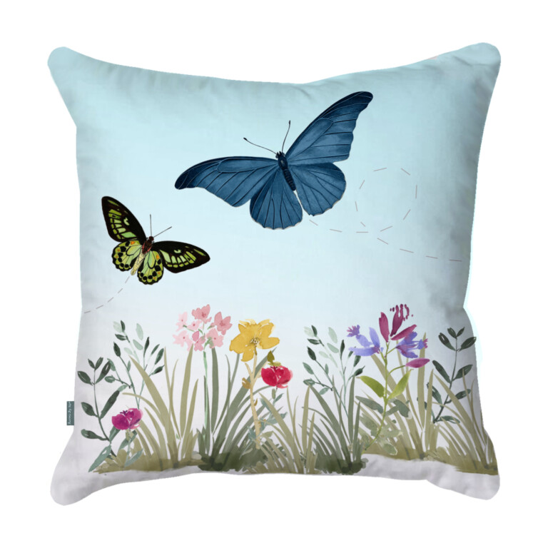 Meadow Butterflies Quick Dry Outdoor Cushion