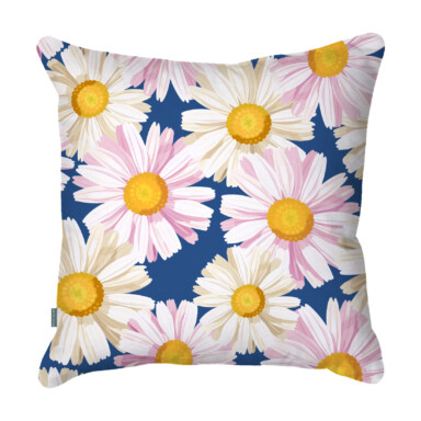 Daisies Blue Quick Dry Outdoor Cushion