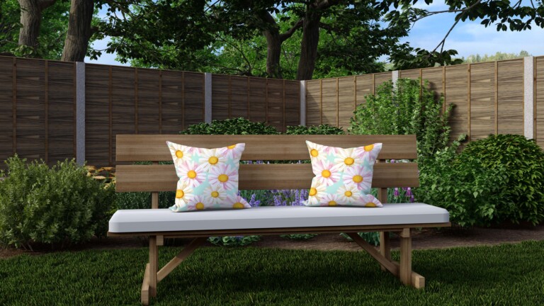 Daisy Duo Neutral Quick Dry Outdoor Cushion