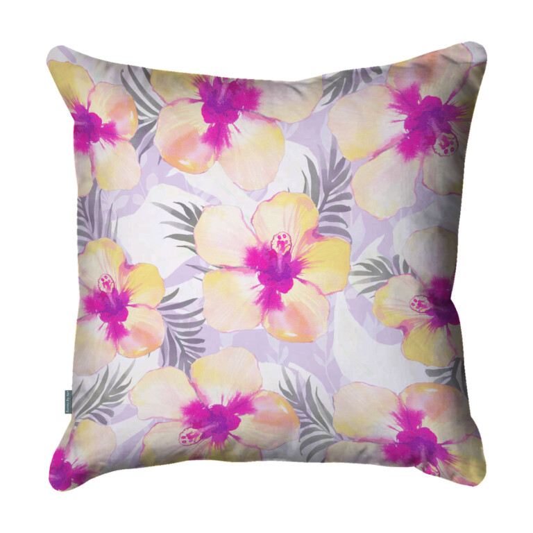 Hibiscus Pink Quick Dry Outdoor Cushion