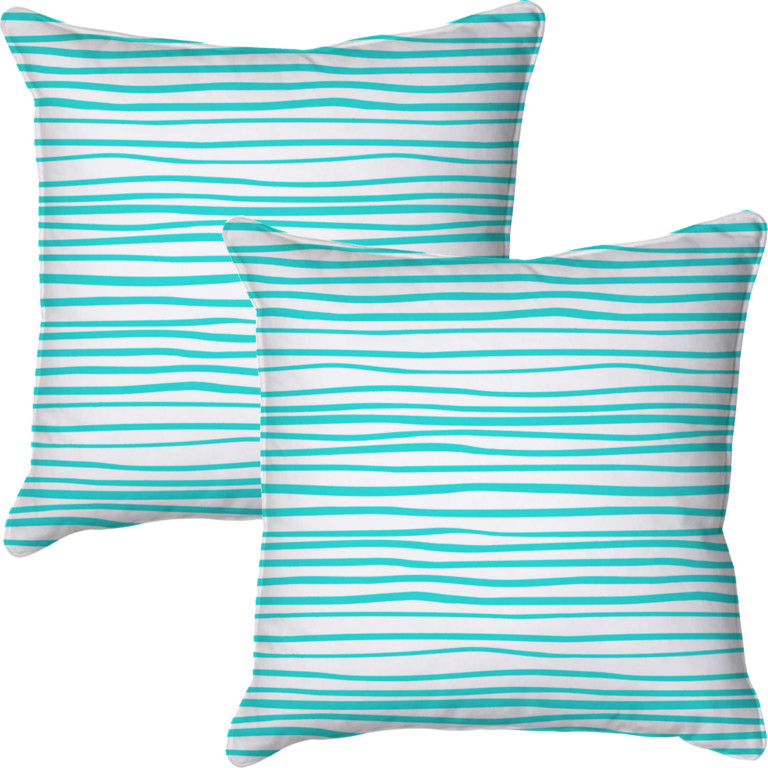 Stripes Thin Turquoise