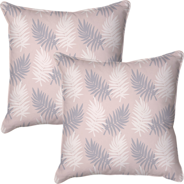 Ferns Large Duo Mauve & Pink