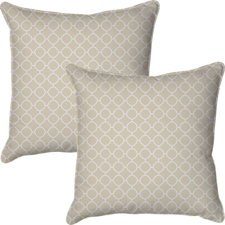 Quatrefoil Taupe