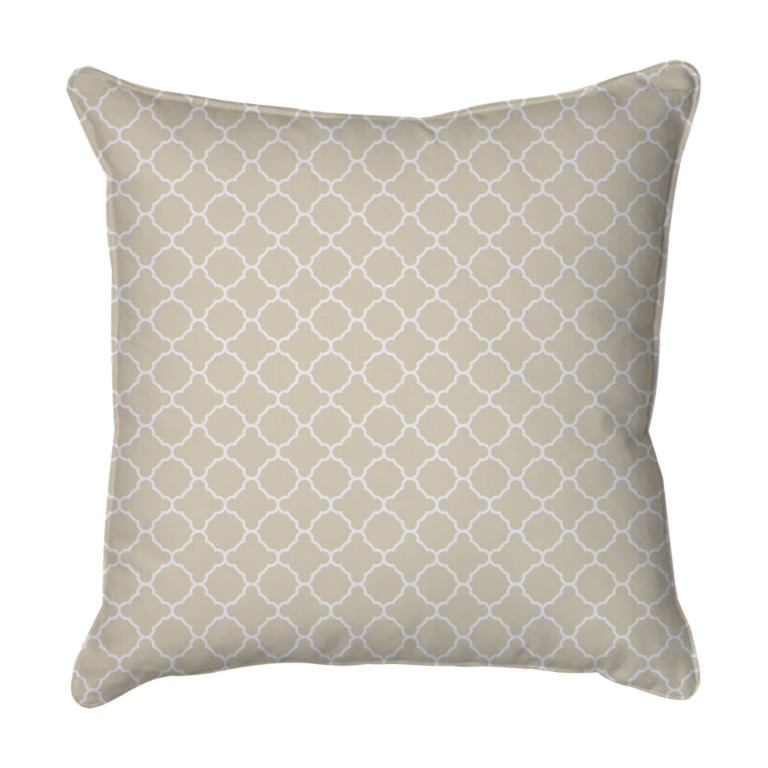 Quatrefoil Taupe