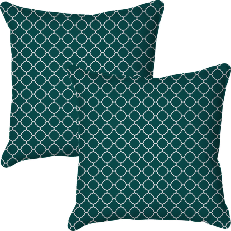 Quatrefoil Deep Green