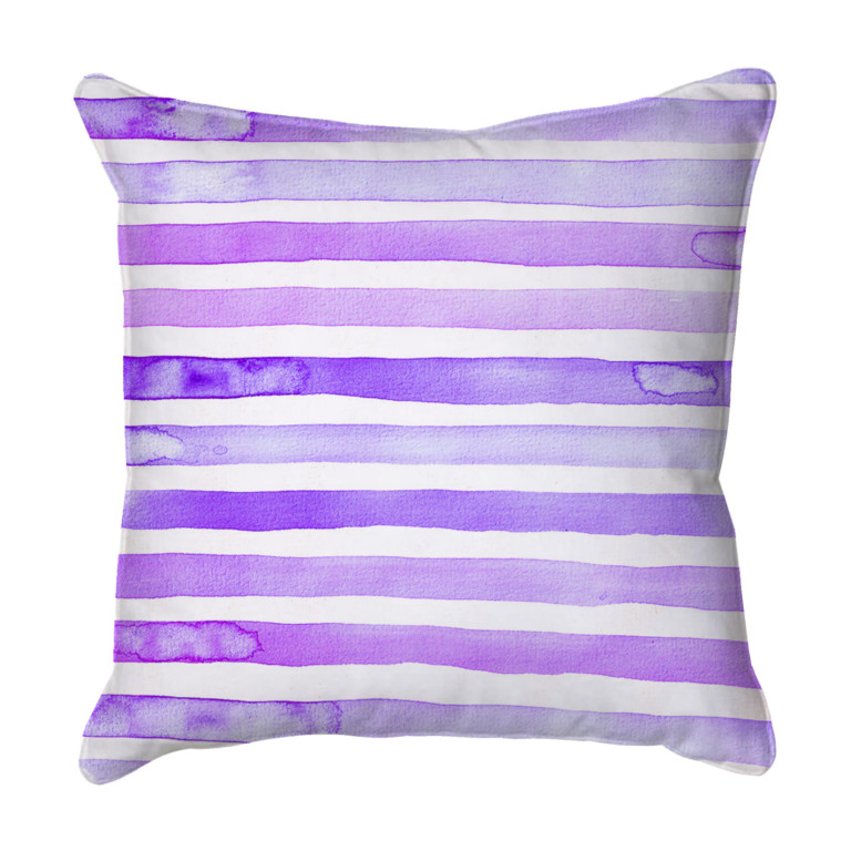 Watercolour Stripes Purple