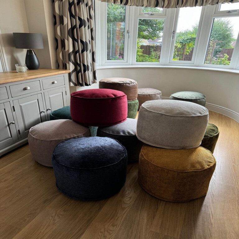 Elite Red Indoor Pouffe