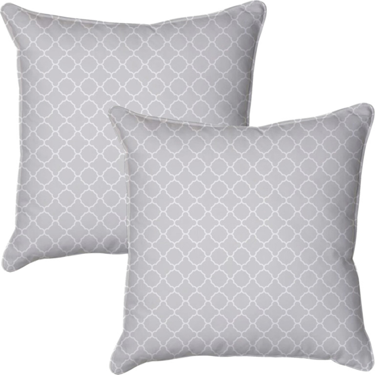 Quatrefoil Grey