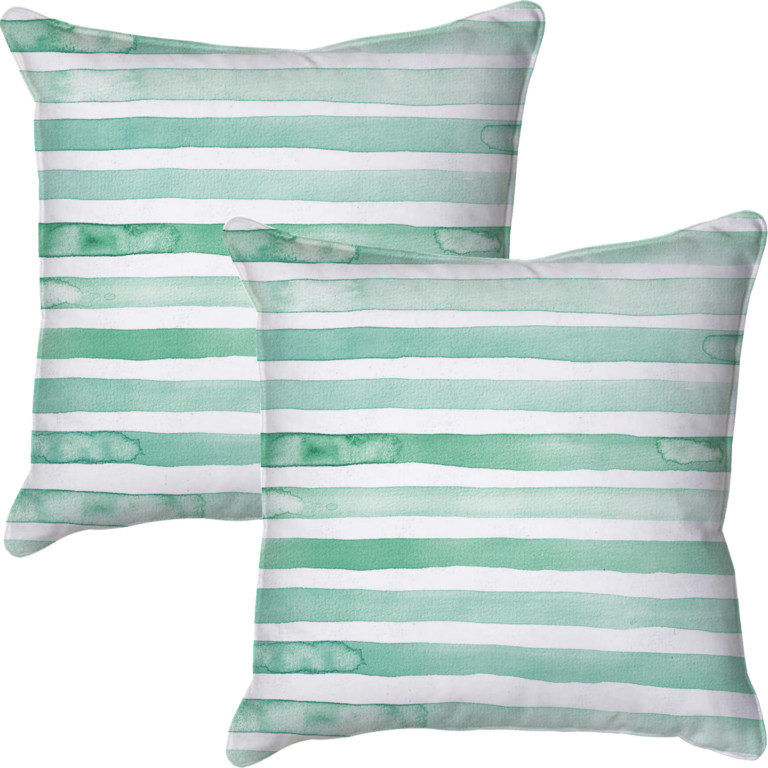 Watercolour Stripes Mint