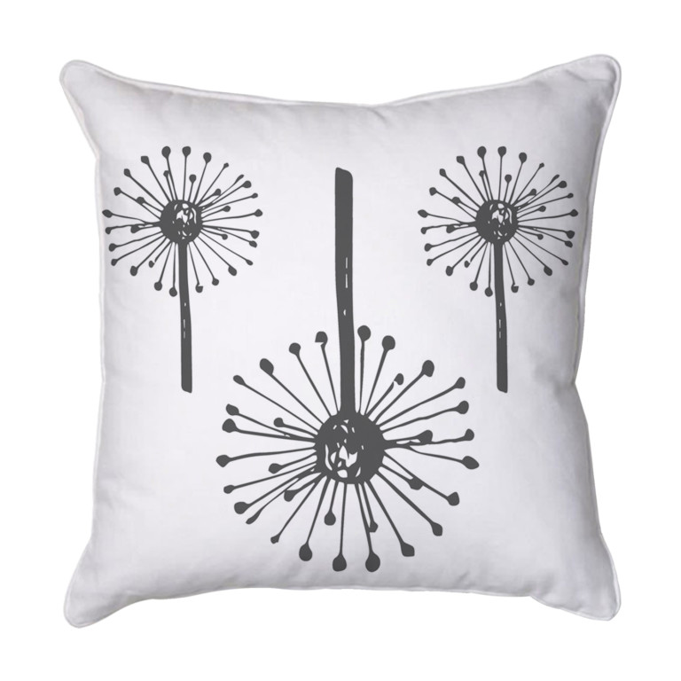 Dandelions Clock Spiky White