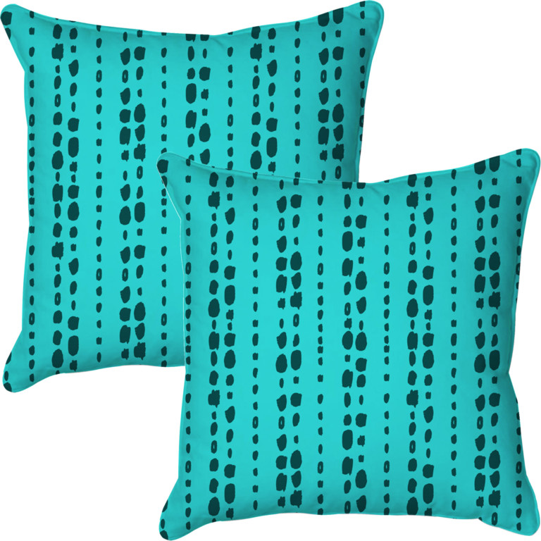 Dotty Stripes Teal