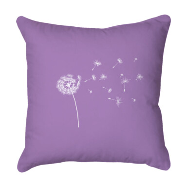 Dandelion Purple Quick Dry Outdoor Cushion