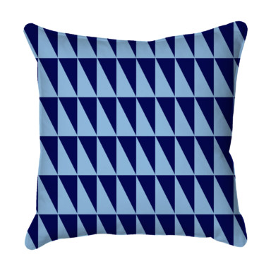 Triangles Two-Tone Blue