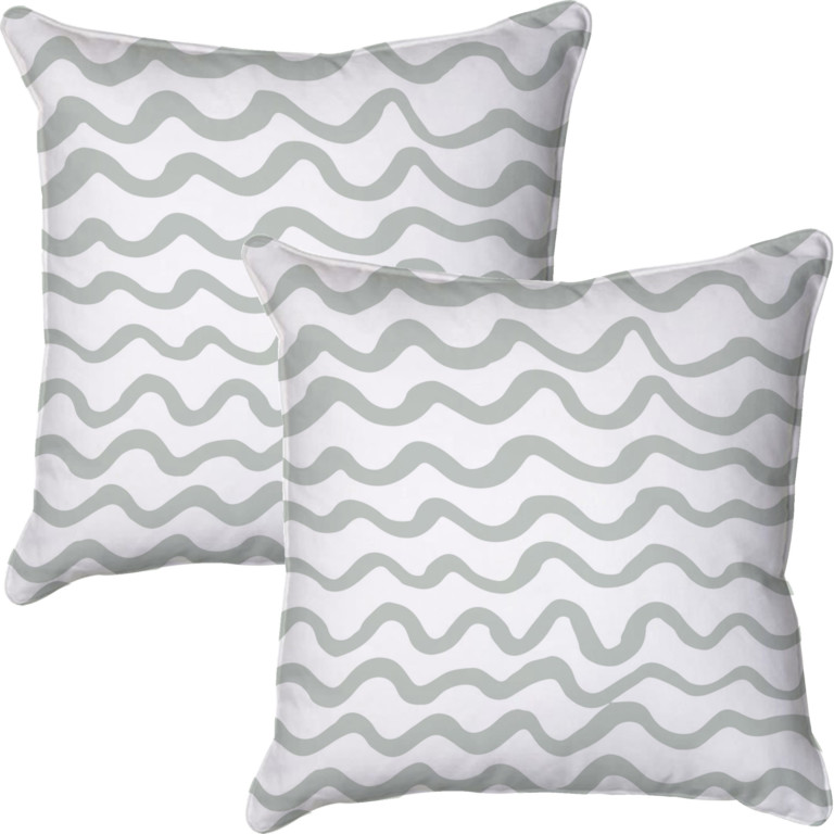 Wavy Lines Grey