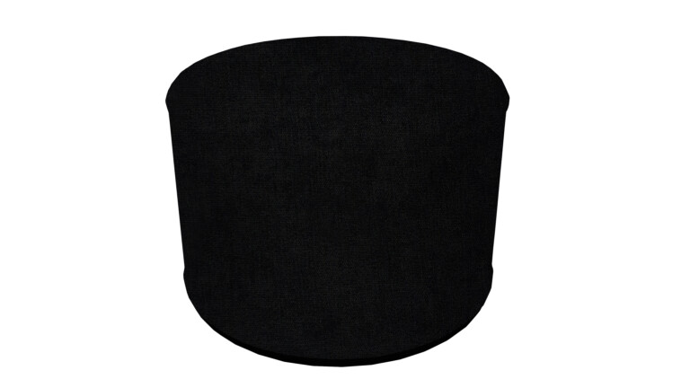 Aston Black Indoor Pouffe