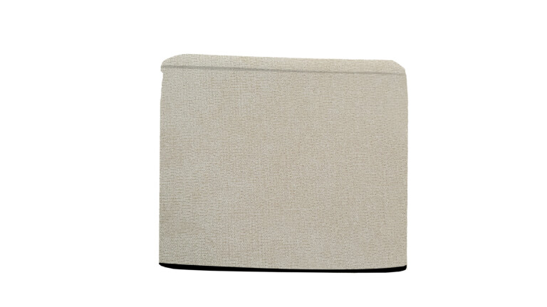 Aston Ivory Indoor Pouffe