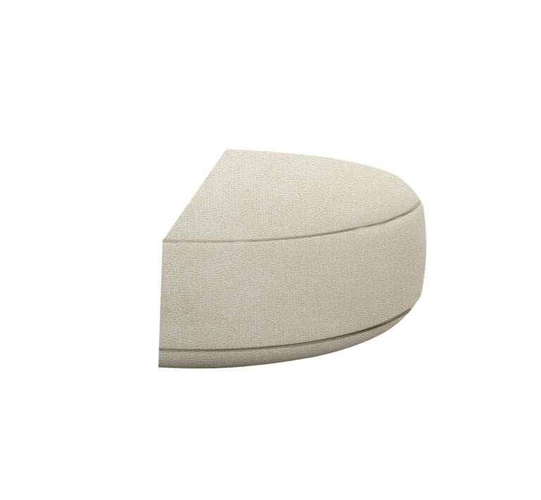 Indoor Half Rounded Bench Cushion
