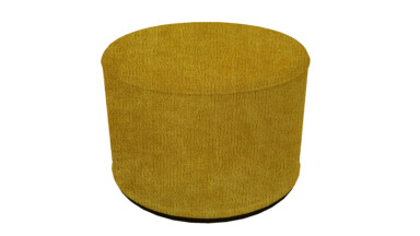 Aston Mustard Indoor Pouffe