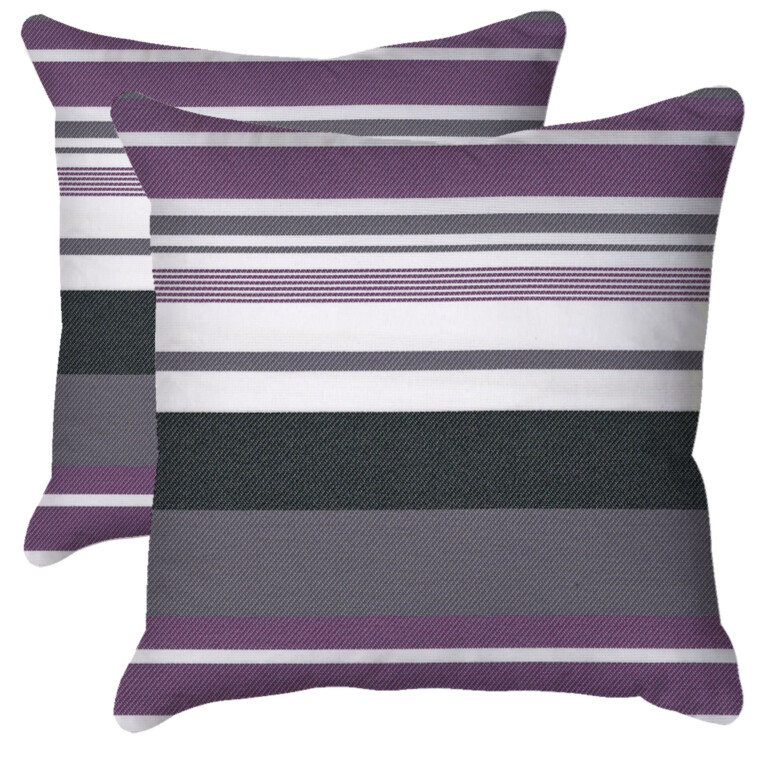 Blackcurrant Outdoor Cushion 2 Pack