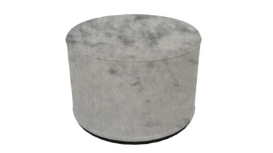 Bling Silver Indoor Pouffe